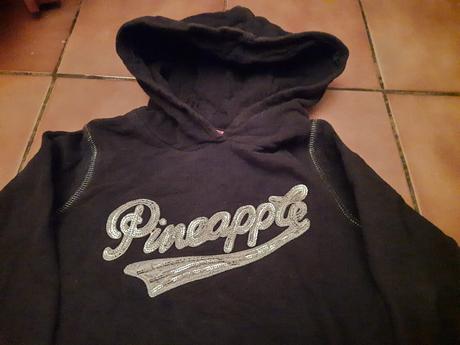 Dívčí mikina flitry pineapple vel. 98 - 104, 98