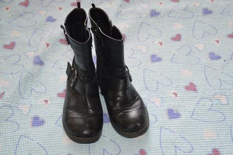 Kozačky polokozačky přechodové zimní, h&m,37