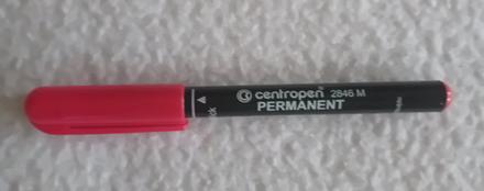Centropen fix červený,