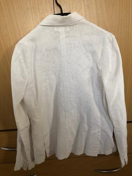 Bílé sáčko s výšivkami, m