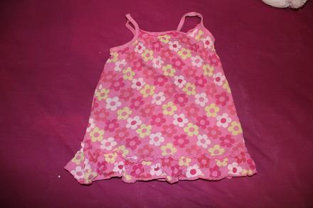 Dívčí šaty květy vel. 80 - 86, 80