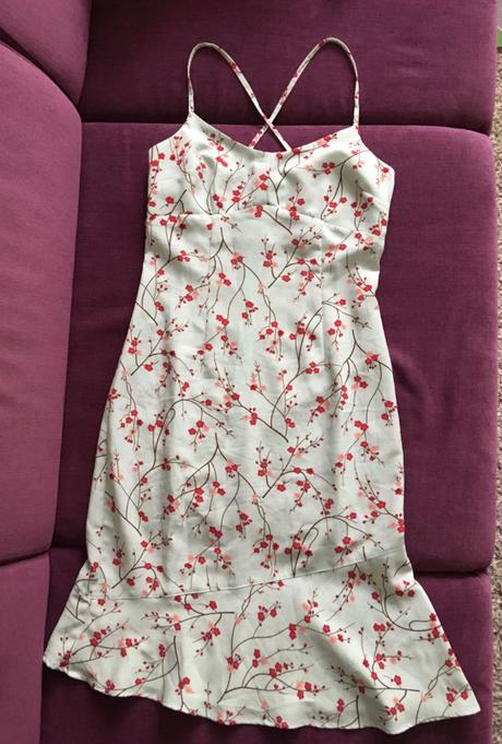 Květované letní šaty (vel. 36-38, xs-s), 36
