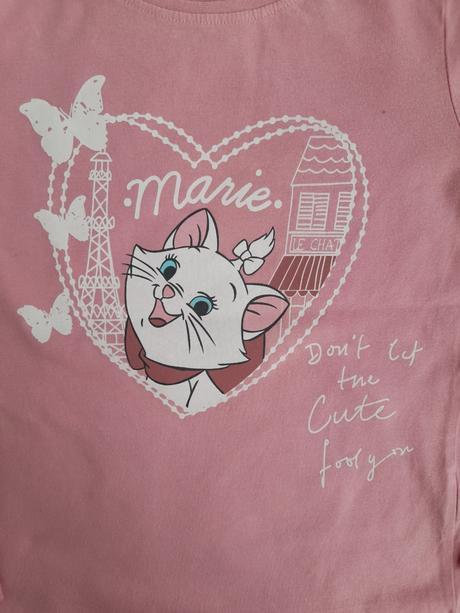 Tričko s kočkou marií 5-6 let, disney,116