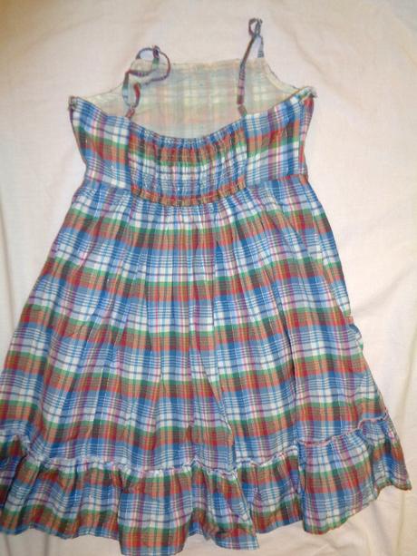 Krásné  káro šaty 140/146, marks & spencer,140
