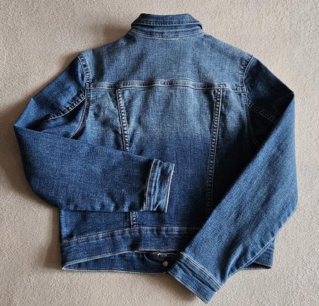 Dívčí džínová bunda, bundička, vel.140, zn.denim, denim,140