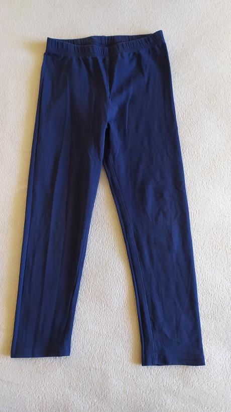 Tmavě modré 3/4 legíny zn. x-mail vel.116, 116