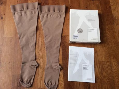 Zdravotní kompresivní punčochy - stehenní,