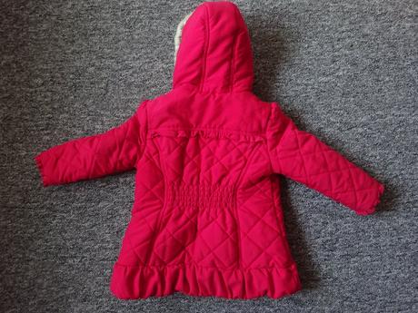 Kabátek červený, vel. 98, marks & spencer,98