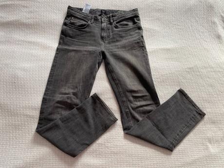 Džíny/rifle vel. 32/34 straight šedé, jako nové, c&a,m