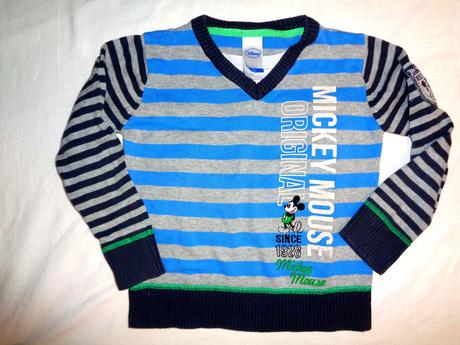 Luxusní svetr s mickeym, c&a,104