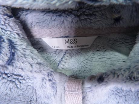 Ms teplý overal, svítící ve tmě vel. 110, marks & spencer,110