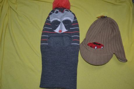 2x zimní čepice,kukla 92-116, 92 / 98 / 104 / 110 / 116