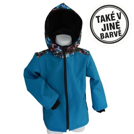 Softshellová bunda s fleecem, vesmír,více barev, 86 - 152