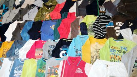 Balík mix věcí na kluka od vel.110-128, 104–116