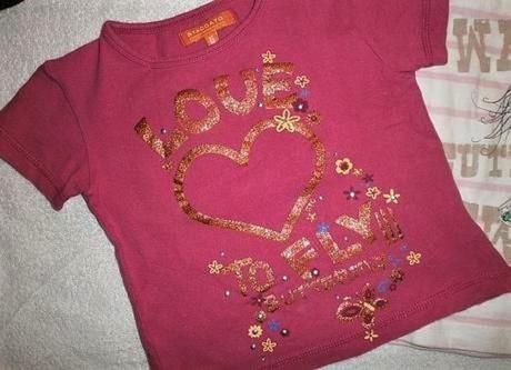 Dvě trika holčičí vel.86-92, staccato,86