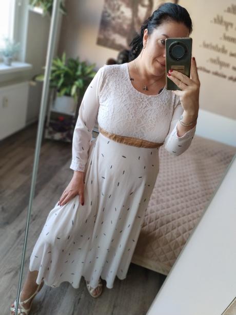 Dlouhé letní šaty s m l, m