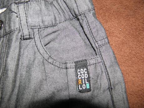 Lehké plátěné kalhoty zn. coccodrillo vel.104/110, coccodrillo,104