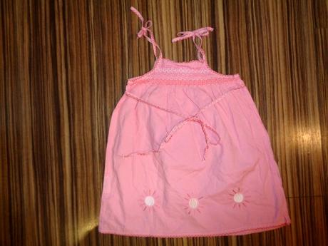 Krásné růžové vyšívané šaty, kiki&koko,92