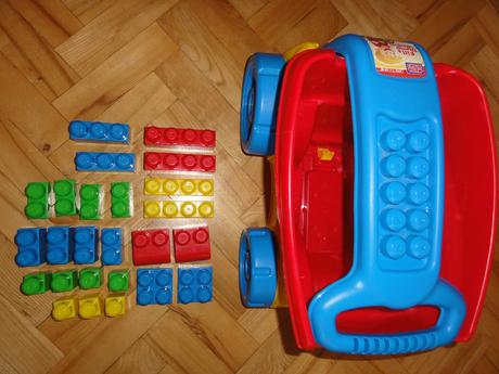 Vozík megabloks-poštovné v ceně, 