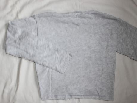 Po123. moderní-krátké šedé tričko s uzlíkem 9 let, h&m,140