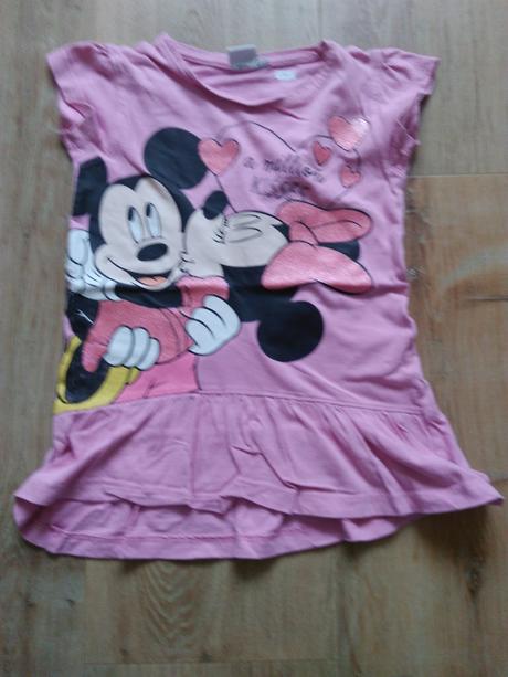 3 x tunika, vel 110/116, disney, caa, ..., disney,110