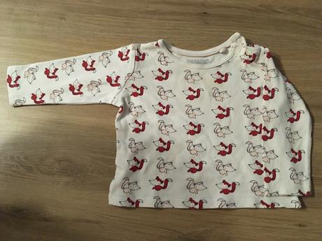 Tričko s liškami, lupilu,62