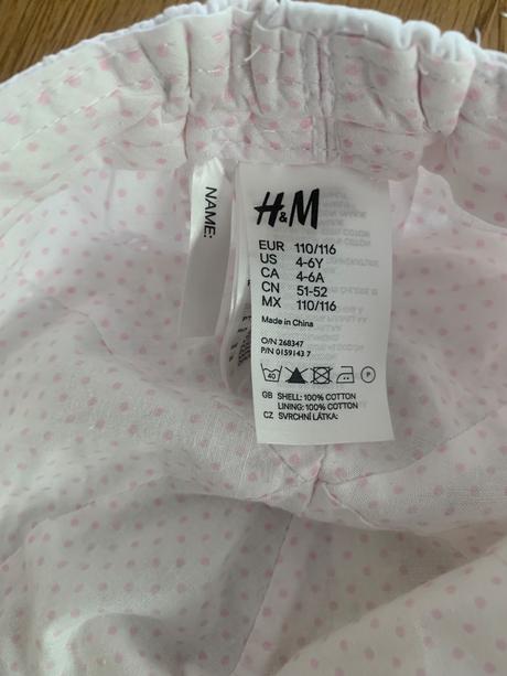Klobouk & klobouček hello kitty h&m vel. 104/116, h&m,110