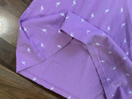 Plameňák lila triko, vel 42/ tedy xl, miso, xl