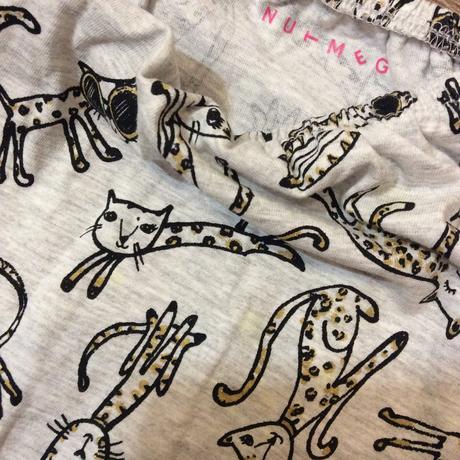 Kočičkový bavlněný overal, nutmeg,134