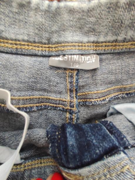 Džínové kraťasy 134-140, 134