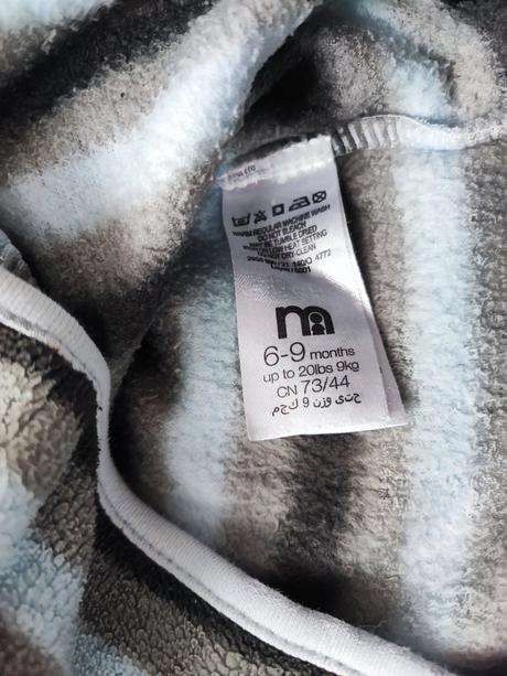 Fleesová mikinka, mothercare,74