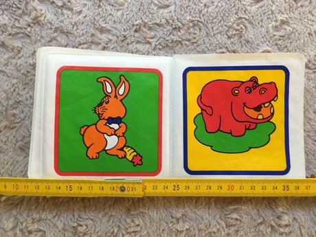 Koupací měkká knížka - zvířátka,