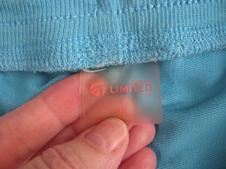 Modré bavlněné šortky, teplákovina, tcm,s