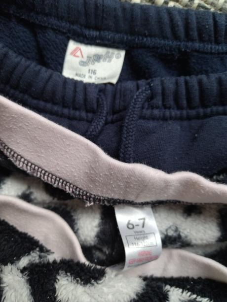 2 kalhoty 110-116, 110