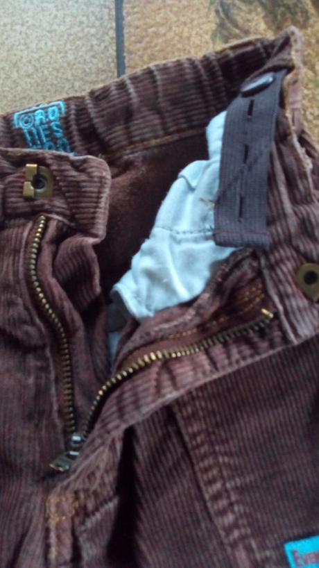 Manšestrové kalhoty - kapsáče, basics,98