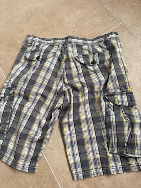 Cargo kratasy regular sedo zlute kostkovane 33, mexx,m