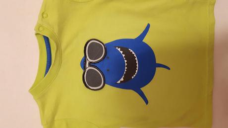 Dětské tričko s krátkým rukávem se žralokem, 80/86, 80