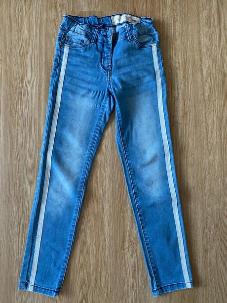 Dívčí set - trika, rifle - 8ks - vel. 134, 122–134