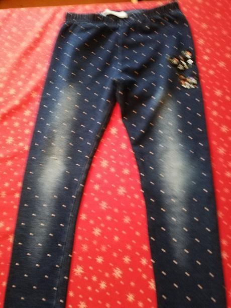 Kalhoty dívčí elastické, vel. 122., grace,122