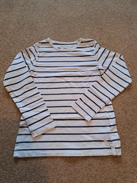 Pruhované triko h+m, vel.122/128, h&m,122