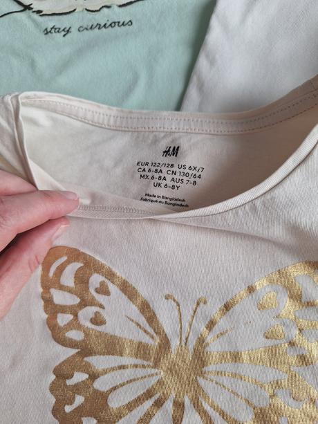 Trička h&m 122-128, h&m,128