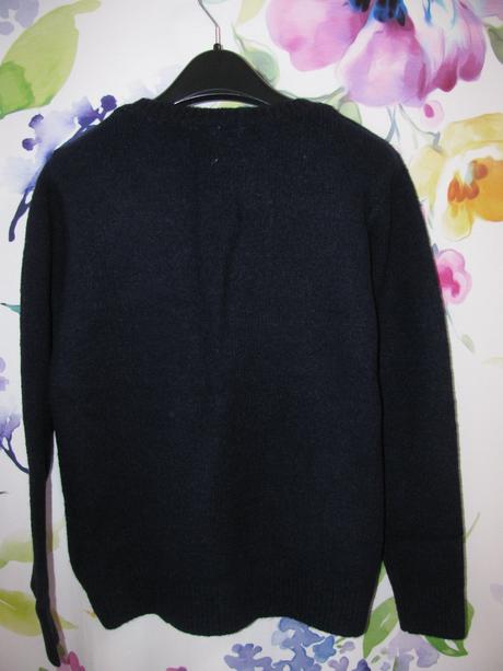 Tmavě modrý svetr s flitry a světýlkama, george,38