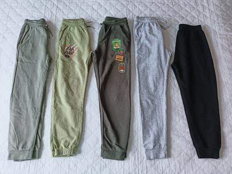 5x tepláky, 128/134, pepco,134