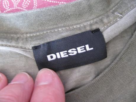 Dětské olivově zelené tričko / unisex, diesel,158