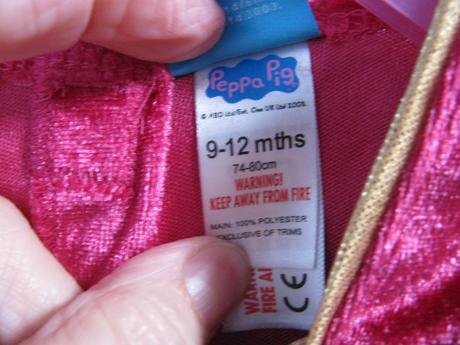 Kostým - šaty čarodějný peppa pig,