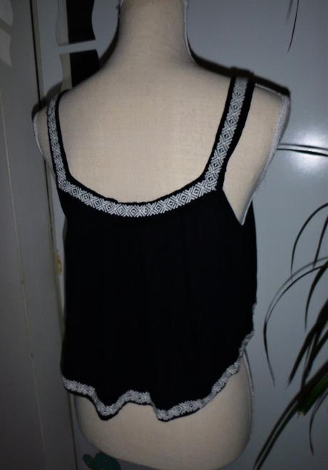 Podprsenkový topík v boho stylu-vel.m-l, m