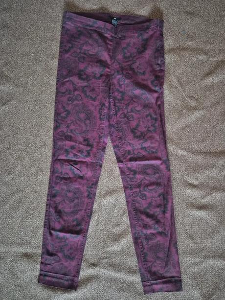 Dámské kalhoty h&m vel 36/38, h&m,36