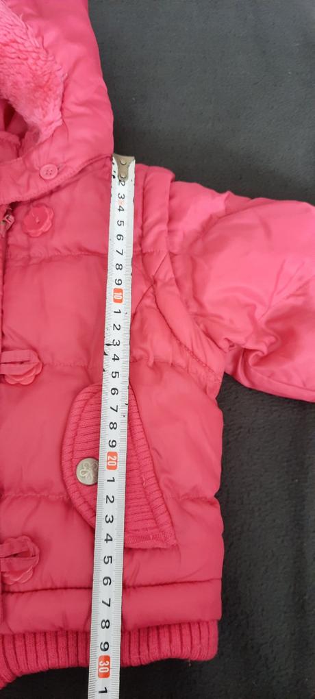 Dívčí teplejší bunda vel. 12-18měs (86cm), 86