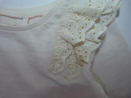 Bavlněné tričko s volánky vel. 68, next,68