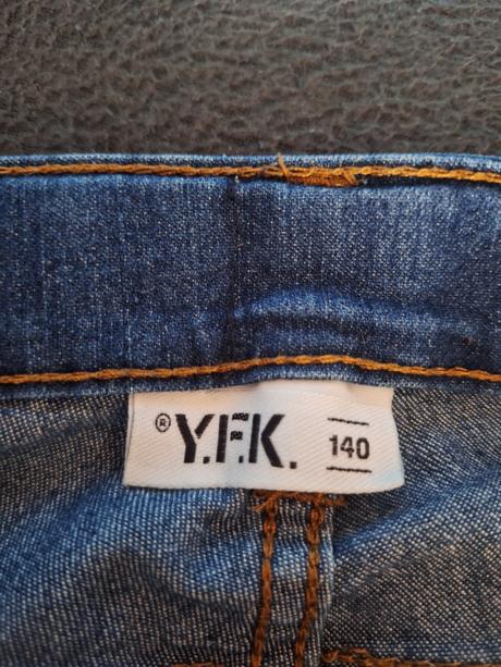 Chlapecké džíny značky y.f.k. velikost 140. y, 140